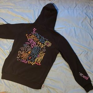 Black dream unique pattern hoodie